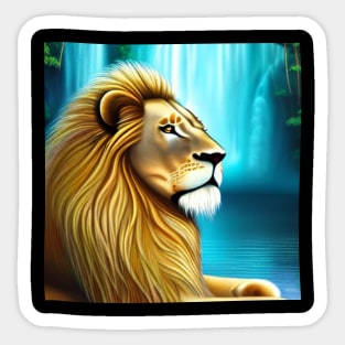 Lion Sticker